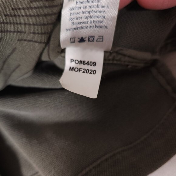 Faherty Shirt Jacket Mens XS Utility Long Sleeve Button Up Pockets Army Green - Picture 13 of 14